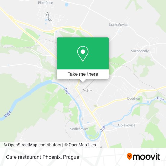 Cafe restaurant Phoenix map