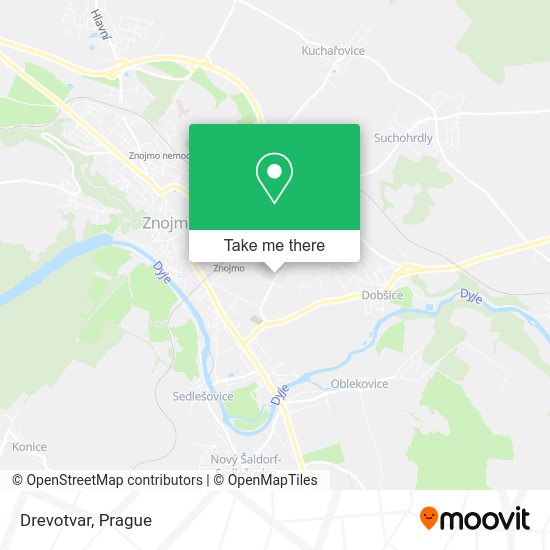 Карта Drevotvar