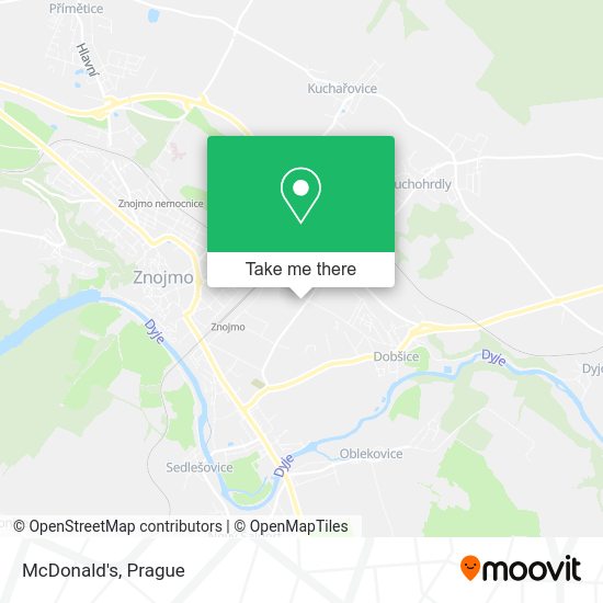 McDonald's map