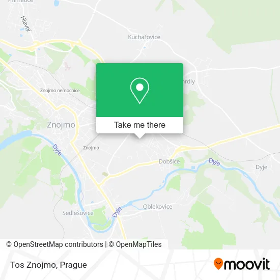 Карта Tos Znojmo
