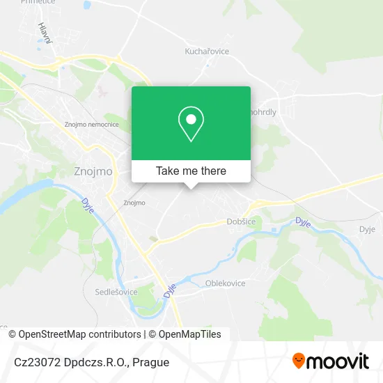 Карта Cz23072 Dpdczs.R.O.