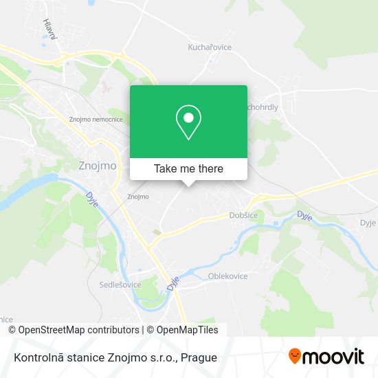 Kontrolnã stanice Znojmo s.r.o. map