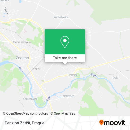Penzion Zátiší map