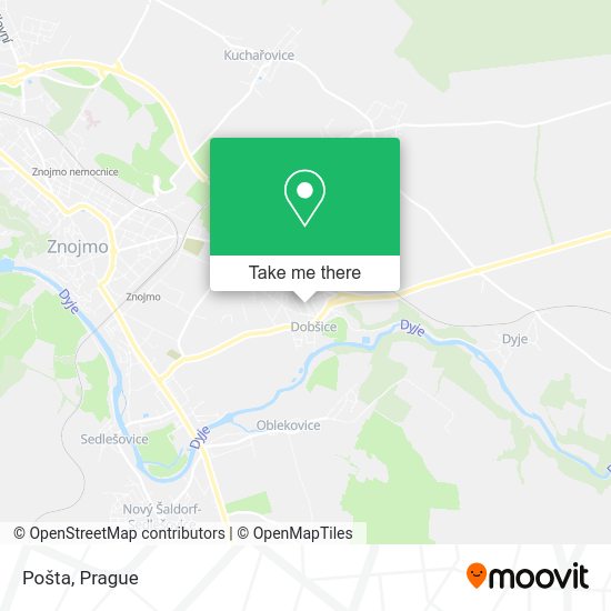 Карта Pošta