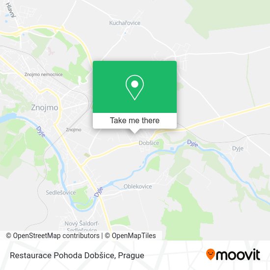 Restaurace Pohoda Dobšice map