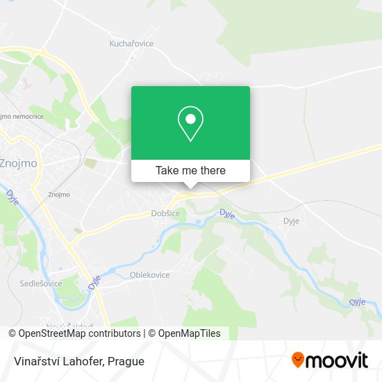 Vinařství Lahofer map