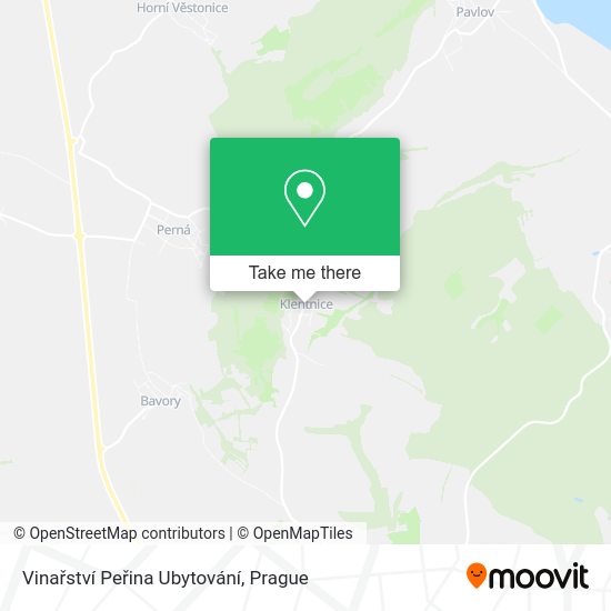 Vinařství Peřina Ubytování map