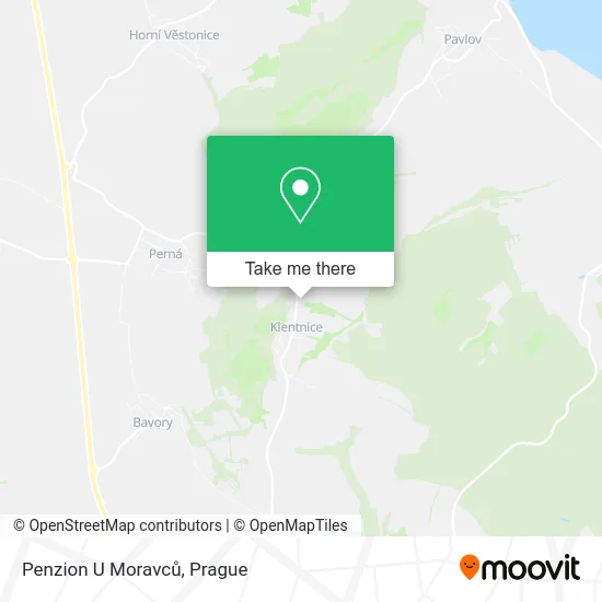 Карта Penzion U Moravců