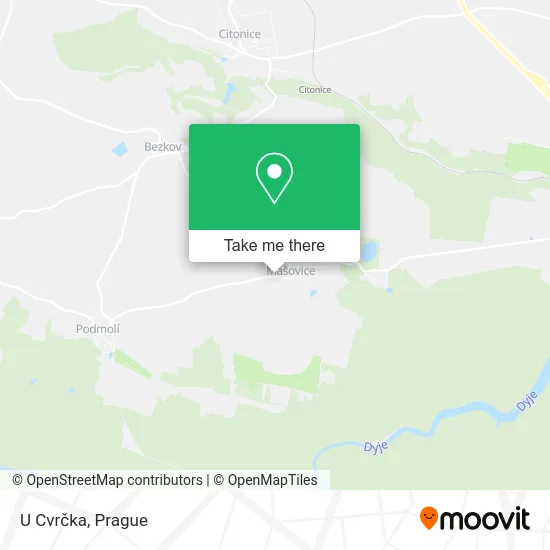 Карта U Cvrčka