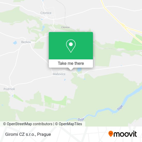 Карта Giromi CZ s.r.o.