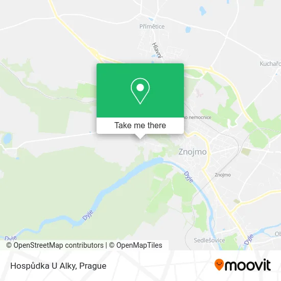 Карта Hospůdka U Alky
