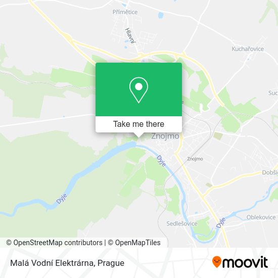Malá Vodní Elektrárna map