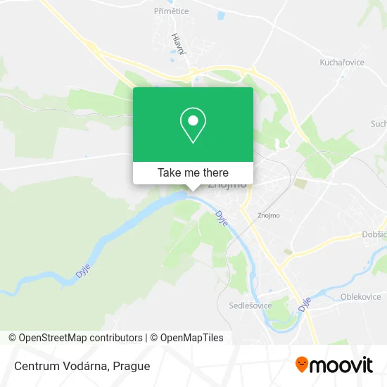 Карта Centrum Vodárna
