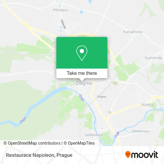 Карта Restaurace Napoleon