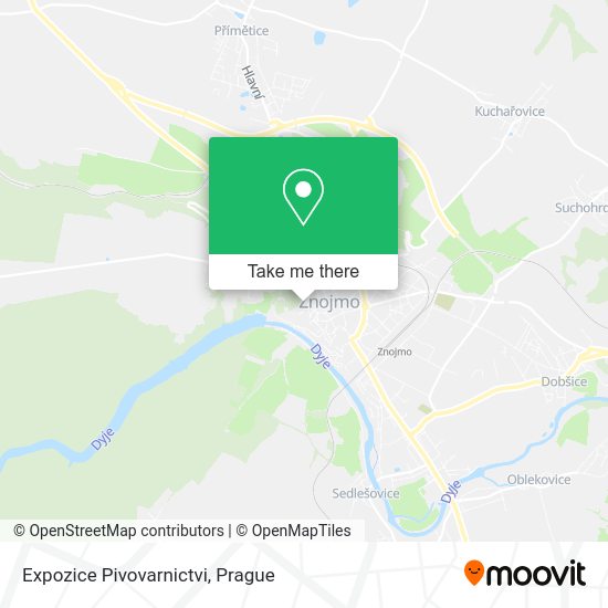 Expozice Pivovarnictvi map