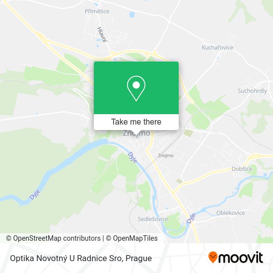 Карта Optika Novotný U Radnice Sro