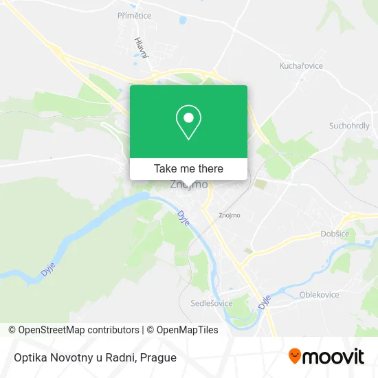 Карта Optika Novotny u Radni