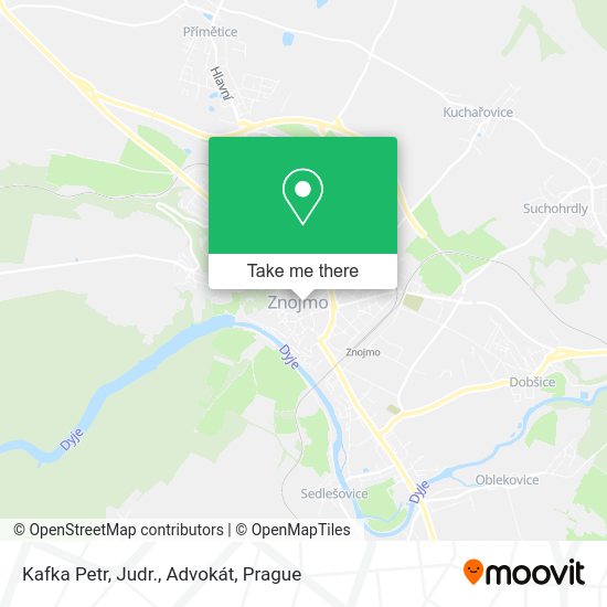 Kafka Petr, Judr., Advokát map