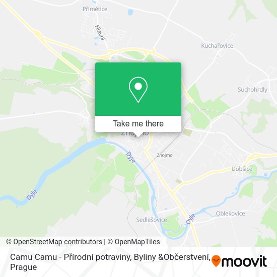Camu Camu - Přírodní potraviny, Byliny &Občerstvení map