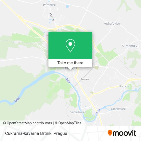 Cukrárna-kavárna Brtník map
