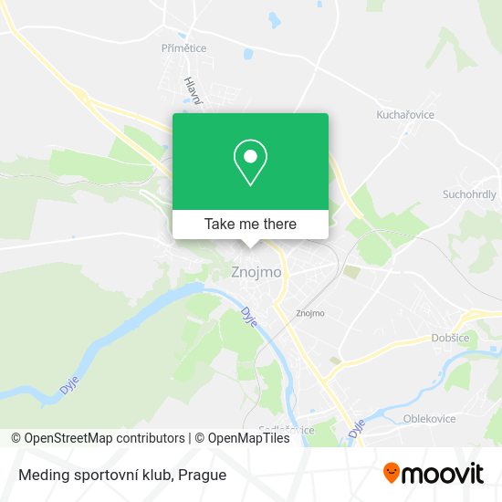 Meding sportovní klub map