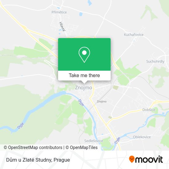 Dům u Zlaté Studny map