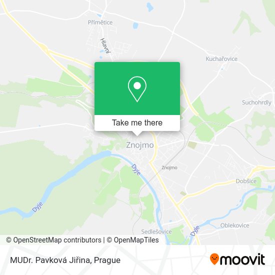 MUDr. Pavková Jiřina map