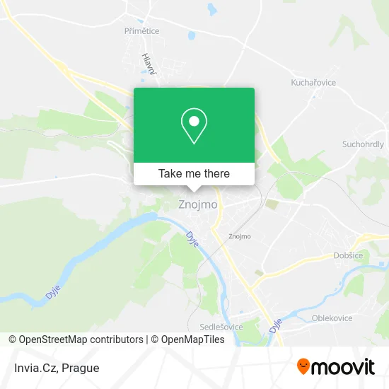 Карта Invia.Cz