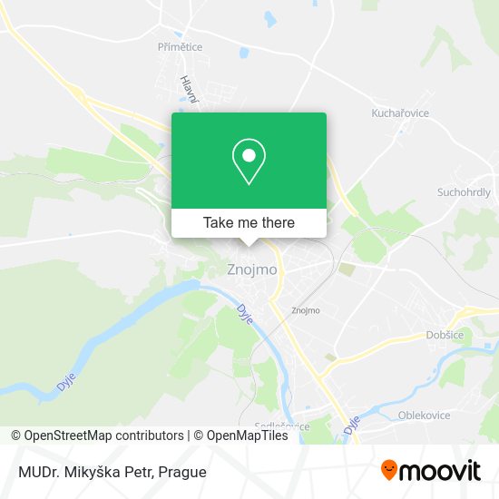 MUDr. Mikyška Petr map