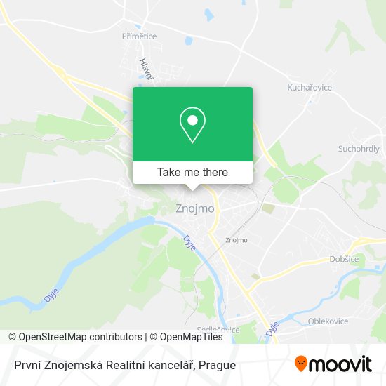 První Znojemská Realitní kancelář map