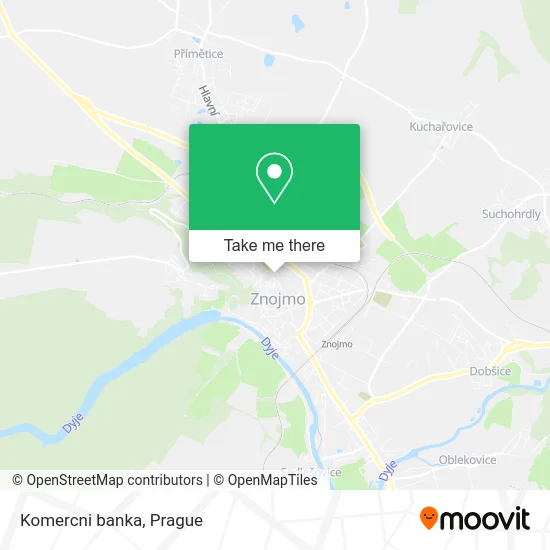 Карта Komercni banka