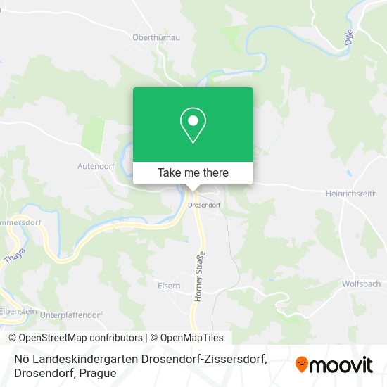 Nö Landeskindergarten Drosendorf-Zissersdorf, Drosendorf map