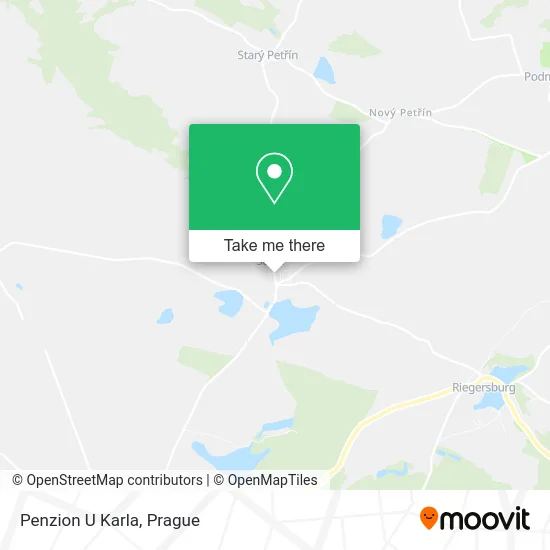 Карта Penzion U Karla