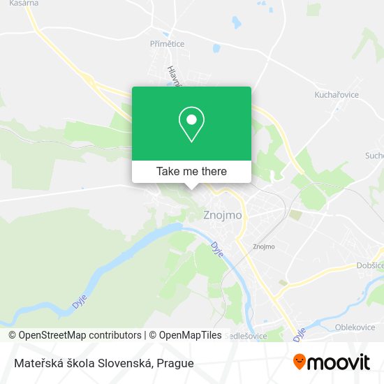 Mateřská škola Slovenská map