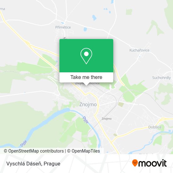 Карта Vyschlá Dáseň