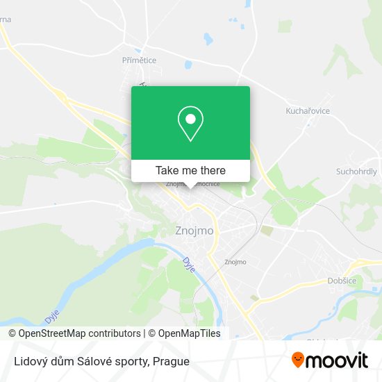 Lidový dům Sálové sporty map