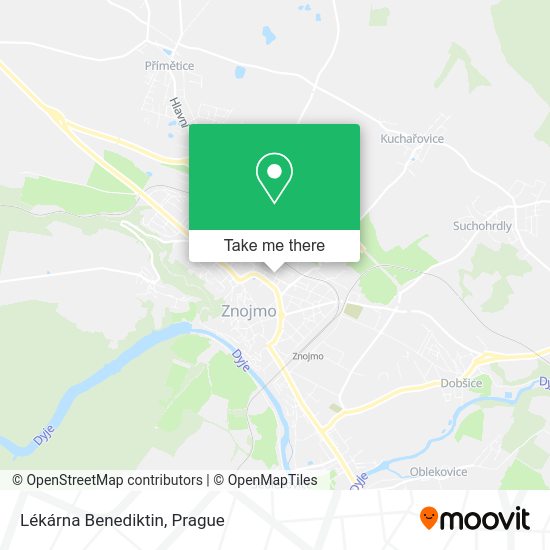 Lékárna Benediktin map
