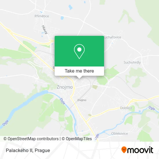 Карта Palackého II