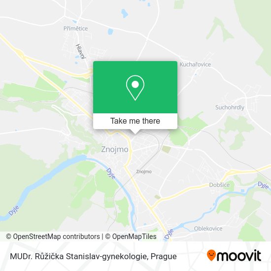 MUDr. Růžička Stanislav-gynekologie map