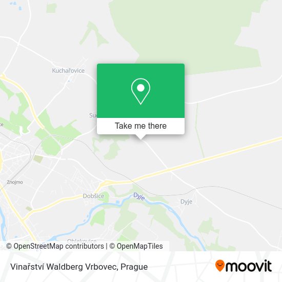 Vinařství Waldberg Vrbovec map