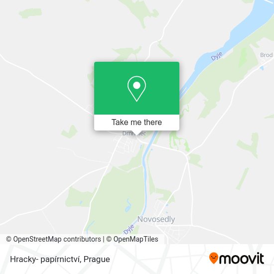 Hracky- papírnictví map