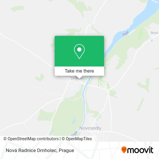 Карта Nová Radnice Drnholec