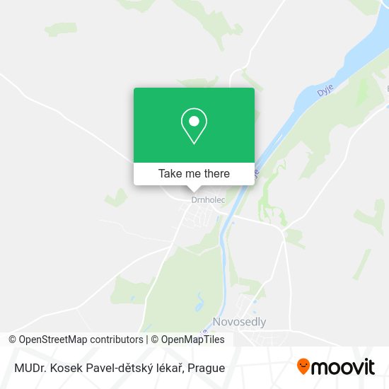 MUDr. Kosek Pavel-dětský lékař map