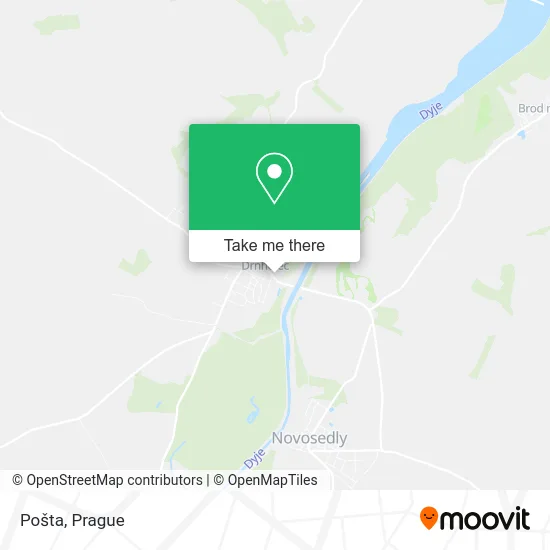 Карта Pošta