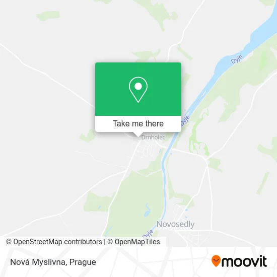 Карта Nová Myslivna