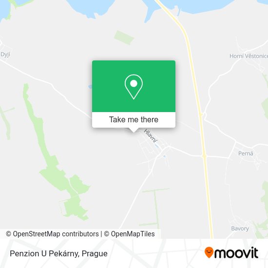 Penzion U Pekárny map