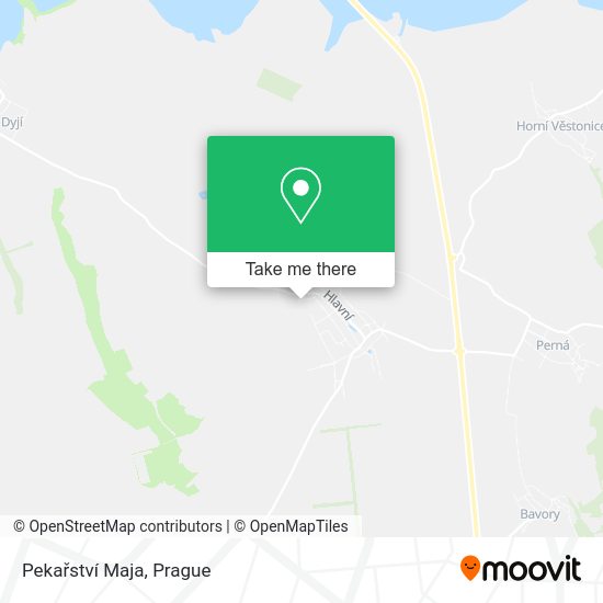 Pekařství Maja map