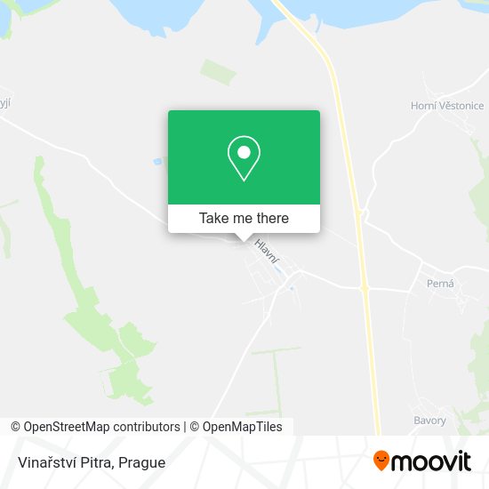 Vinařství Pitra map