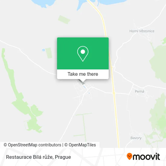 Карта Restaurace Bílá růže