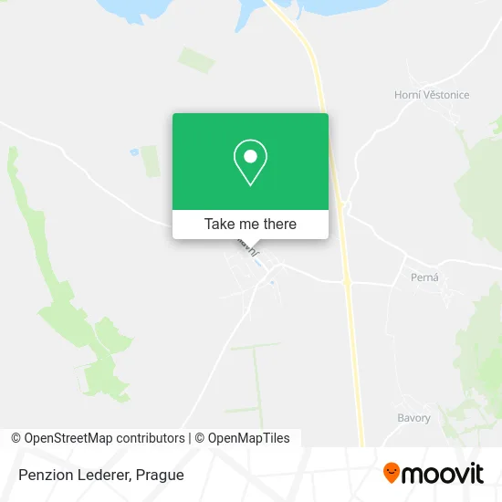 Карта Penzion Lederer